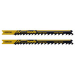 kwb 620330 Jig Saw Blades 2 pcs Wood plastic clean fast cuts HCS