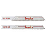 kwb 621130 Jigsaw Blades BIM for Metal alu plexiglass 2 pack