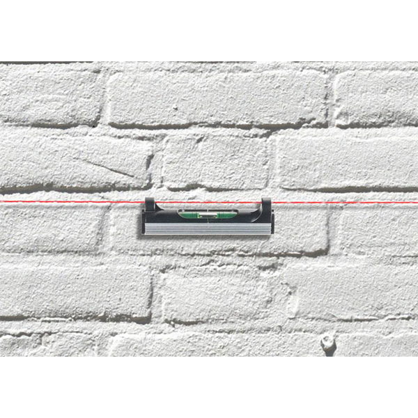 kwb 65710 line level small ABS spirit level with hooks for alignment
