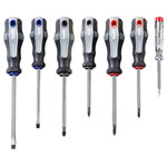 kwb 665207 Screwdriver Set 7 pcs CV-steel anti-skid precision tips