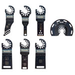 kwb 708000 plunge Saw Blade set 7 pcs universal for Wood plastic Metal