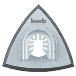 kwb 709940 Delta sander plate with QUICK STICK Velcro for easy paper change