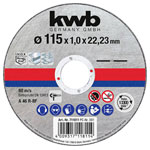 kwb 711811 cutting disc 115mm steel extra thin for stainless steel