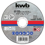 kwb 711812 cutting disc 125mm for high-quality thin cuts in steel