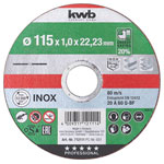 kwb 712115 cutting disc straight 150mm for chrome-nickel & non-ferrous