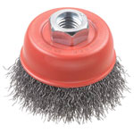 kwb 719136 AGGRESSO-FLEX pot brush corrugated HSS steel M14 thread