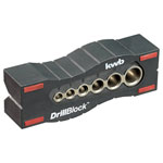kwb 757900 bore template: Drill Holes 4-12mm V groove for angles