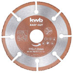 kwb 790140 cutting disc 115mm suitable for Wood plastic copper