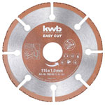 kwb 790640 cutting disc 150mm for Wood/plastic/copper fits 22.23mm bore
