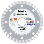 kwb 797870 diamond cutting disc 230mm 22.23mm stone clean thin cuts