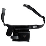 kwb 906610 Bum bag black leather tool belt multiple compartments