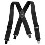 kwb 908110 Braces black nylon elastic 4 clips leather plate 100cm