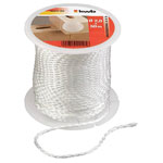 kwb 922125 Wall cord 50m white braided nylon 1.7mm Ø extra strong