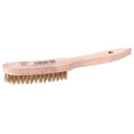kwb 922740 Wire brush 275mm brass Wood handle for Wood and grill cleaning