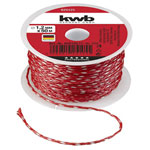 kwb 925125 wall cord 1.2mm 50 m red braided nylon for alignment