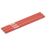 kwb 939390 carpenter's pencil 3pk red oval HB writes on Wood/brick