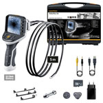 Laserliner 082.243A Endoscope 9mm 5m Probe LED Lighting Zoom USB-C