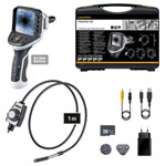 Laserliner 082.245A Endoscope 9mm Probe 1m Length LED Lighting USB-C