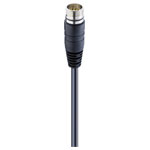 Lumberg 21076 Sensor/Actuator Connector M23 Plug Straight 1.00m 12 Pins