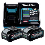 Makita 191L76-1 Tool Battery & Charger Kit 40V 2.5Ah Li-ion Quick Charge
