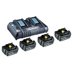 Makita 199483-0 Tool battery and charger 18V 5Ah Li-ion 1pc
