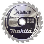 Makita B-62985 EFFICUT circular Saw Blade 165x20x1.4mm 25 cogs