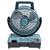 Makita CF001GZ Floor fan 40V powerful drying airflow swivels and tilts
