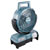Makita CF001GZ Floor fan 40V powerful drying airflow swivels and tilts