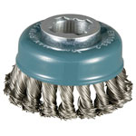 Makita D-73330 X-Lock Cup Brush 80mm for efficient metal cleaning