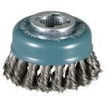 Makita D-73374 Cup Brush 80mm metal X-lock 1pc for efficient cleaning