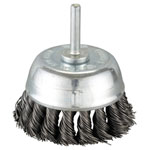 Makita D-73807 Cup Brush 75mm steel Round shaft 1pc