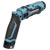 Makita DF012DZ Cordless screwdriver bendable 7.2V 21-torque 2-speed