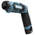 Makita DF012DZ Cordless screwdriver bendable 7.2V 21-torque 2-speed