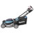 Makita DLM534Z Lawn mower 53cm steel deck 2x18V battery four slots