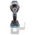 Makita DTW701Z impact driver Cordless 700 Nm 18 V Brushless 1/2 square