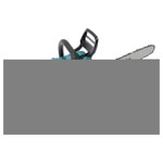 Makita UC022GZ Chainsaw 1600W 40V 350mm Tool-less Chain adjustment