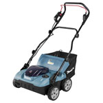 Makita UV001GZ Lawn thatcher 38cm width 18 depth settings 50L bag