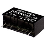 Mean Well DPAN02C-15 DC/DC converter 2 outputs 67 mA 2 W wide temp range