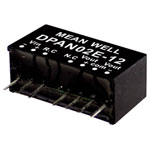 Mean Well DPAN02E-12 DC/DC converter 2W 2-output 83mA -40 to 90°C insulated