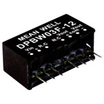 Mean Well DPBW03G-15 DC/DC converter 3W dual output 1500VDC isolation