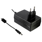 Mean Well GST36E24-P1J PSU 24V 1500mA 36W Europlug Energy Level VI