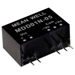 Mean Well MDD01L-12 MDD01L-12 dc/dc converter 42mA 1W -40~85°C dual output