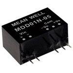 Mean Well MDD01M-15 DC/DC converter module 34mA 1W 2 outputs 1pc