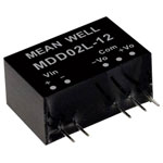 Mean Well MDD02N-12 MDD02N DC/DC converter 2W 83mA 2 outputs medical grade