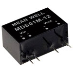 Mean Well MDS01M-15 MDS01 DC/DC converter 67mA 1W 1 output -40°C to 85°C