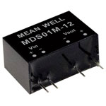 Mean Well MDS01N-15 DC/DC converter 67mA 1W 1output 6kVDC insulation