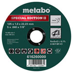 Metabo 616260000 Cutting Disc 125mm SPECIAL EDITION II straight 1pc