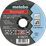 Metabo 616271000 NOVORAPID cutting Disc 125 mm INOX straight 1pc