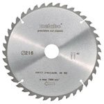Metabo 628060000 Precision Saw blade 216x30mm 40 cogs 1pc wood cutting