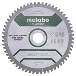 Metabo 628285000 MULTI CUT CLASSIC Circular Saw blade 254x30mm 60 cogs